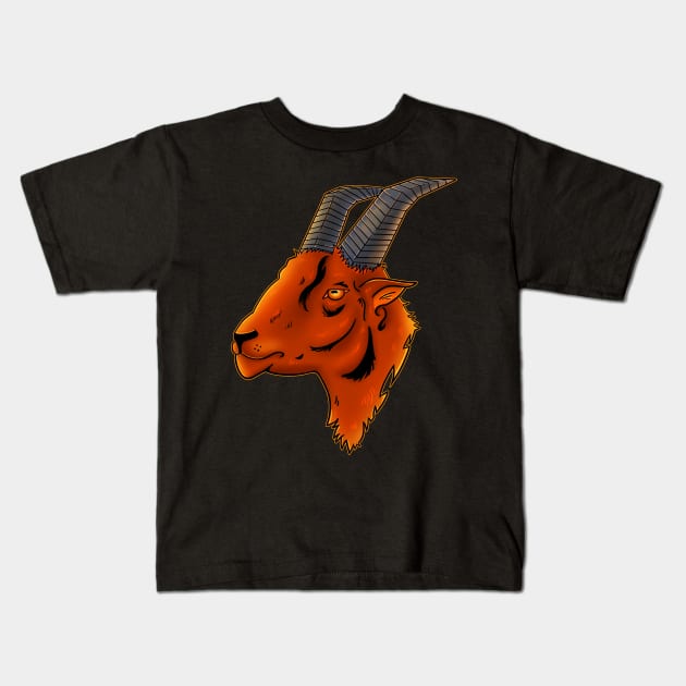 Just The Goat Kids T-Shirt by TaliDe